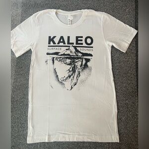KALEO - Band T-shirt - black & white graphic tee. Size Small. Never Worn.